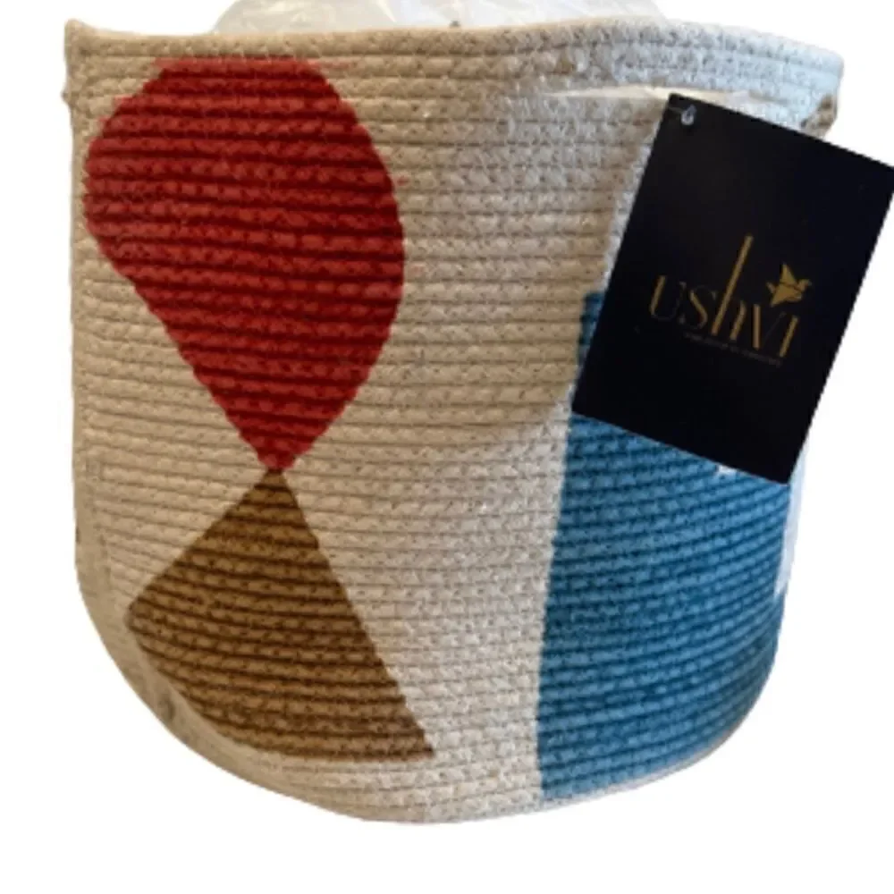 GEOMETRIC BUCKET BASKET IN MULTI